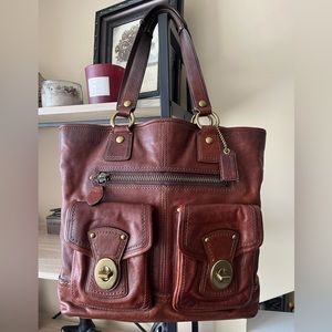 Coach VintageLegacy GIGI 65th Leather Tote Bag. Some lining pen stains